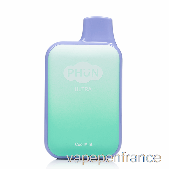 Stylo Vape Jetable à La Menthe Fraîche Phun Ultra 6000